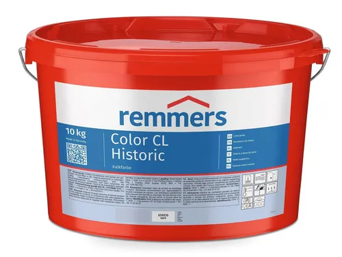 Remmers Kreidefarbe Color CL Historic - Mineralische Kalkfarbe für Innenräume, ideal für denkmalgeschützte Gebäude. Hohe Deckkraft und atmungsaktiv, perfekt für eine natürliche Raumgestaltung.