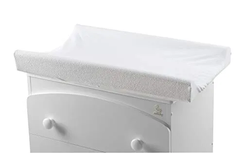 ITALBABY 050.0020 Wickelauflage Frottee, Universal, Weiß