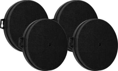 vhbw 4x Aktivkohlefilter kompatibel mit Zanussi CA956DEX, ZHC95146XA, ZHC60136X, CA256N, CA256B, 94212282800 Dunstabzugshaube - 21 cm