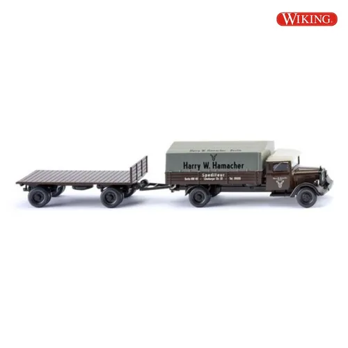 Wiking 084201 Pritschenlastzug (MB L 2500) 