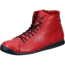 Manitu Stiefeletten Stiefel aus echtem Leder rot 40 EU