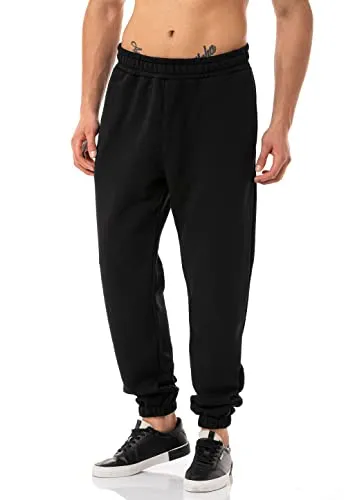 Red Bridge Jogging-Hose für Herren - Bequeme Sweat-Pants in Schwarz XL - Sportliche Jogging-Hose für Herren mit optimaler Passform, elastischem Bund und schmal zulaufenden Beinen. Ideal für Fitness und Freizeit, sorgt für hohen Tragekomfort.