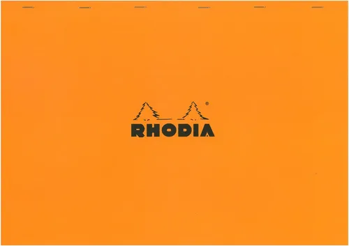 RHODIA Notizblock No. 38 DIN A3+ kariert orange 80 Blatt von Rhodia
