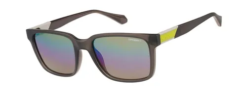 Superdry SDS 5039 Sonnenbrille Dunkel Matt Grau mit Mehrlagig Spiegelglas - Stylische Herren-Sonnenbrille mit UV400-Schutz. Ideal für mittelgroße bis große Gesichter. Gummi-Bügeldetails sorgen für zusätzlichen Komfort.