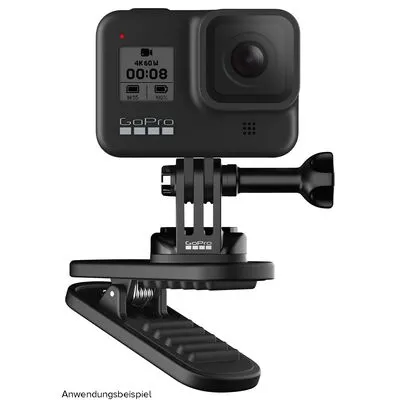 GoPro Kamerazubehör-Set Magnetic Swivel Clip schwarz - Flexibler Halter für kreative Aufnahmen und müheloses Befestigen