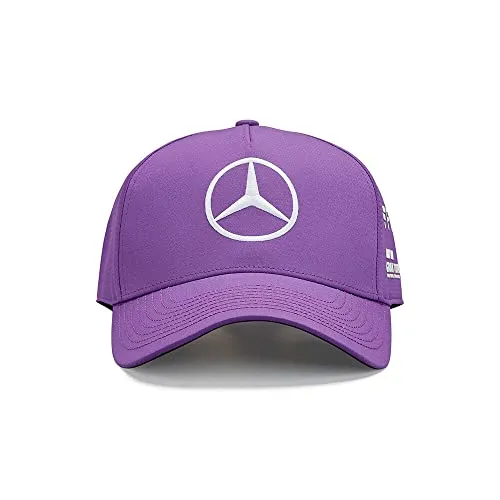 Mercedes-AMG Petronas Formula One Team - Offizielle Formel 1 Merchandise Kollektion - Lewis Hamilton Kinder 2022 Team Kappe - Lila - Kinder - Einheitsgröße