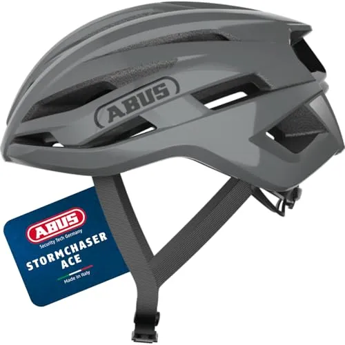 ABUS Rennradhelm StormChaser ACE - Leichter Helm für Radrennen, Gravelbike und Cyclocross - Fahrradhelme mit Forced Air Cooling Technology für optimale Belüftung. Ideal für Radprofis und Hobbyfahrer, bietet maximalen Komfort und Sicherheit.