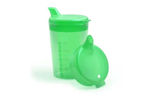 Horn Medical Schnabelbecher Horn Medical Schnabelbecher / Trinkhilfe 250ml grün, 1-tlg., lebensmittelechtes Polypropylen (PP), bunte & leicht erkenn-/greifbare Optik/Haptik, spülmaschinenfest