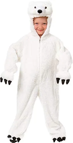 Kostüm Zubehör Eisbär Overall Karneval Fasching Gr. 116/128 von Orlob