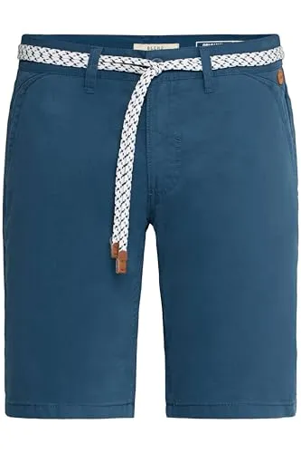 Blend BHRagna Herren Chino Shorts - Stilvolle Bermuda mit Kordel-Gürtel - Herren-Shorts aus 100% Baumwolle, mit abnehmbarem Gürtel und zahlreichen Taschen für Komfort und Stil – ideal für Freizeit und Büro.