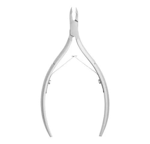 Nippon Nippers Nagelhautzange Standard 4 mm NS-05-4, handgeschärft - Präzise Nagelhautzange mit 4 mm Klingenlänge für exaktes Schneiden. Ergonomisches Design mit doppelter Feder für einfachen Gebrauch. Hergestellt aus langlebigem japanischem Edelstahl für hohe Qualität und Langlebigkeit.