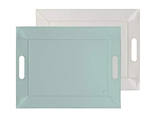 Freeform FFTS1800 Tablett - Serviertablett, flach und formbar für optimalen Transport, wendbares Kunstleder in verschiedenen Farben, leicht zu reinigen und unzerbrechlich.