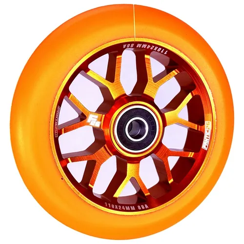 Fantic26 Spy7 Stunt-Scooter Rolle 110mm - Cityroller & Kickboards, hochwertige 110mm Rolle mit ABEC 11 Kugellagern für optimale Geschwindigkeit und Stabilität, ideal für Tricks und Stunts.