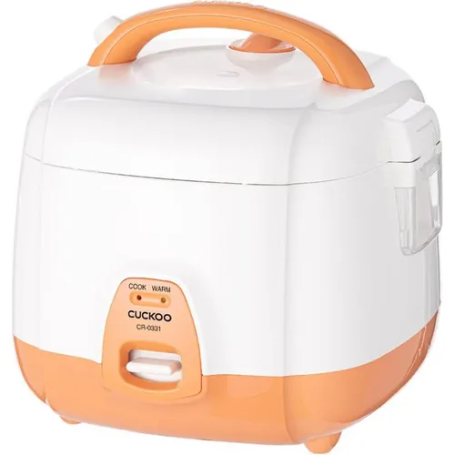 CUCKOO CR-0331 Reiskocher – 360 Watt in Orange/Weiß in orange von Cuckoo