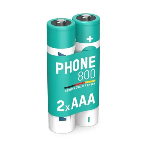 ANSMANN 2X NiMH Akku Micro AAA 800 mAh 1,2 V
