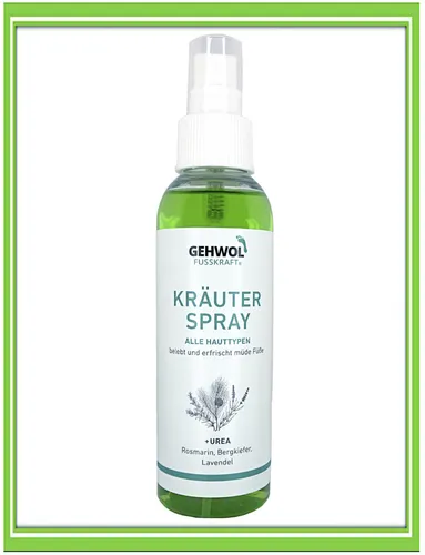 Gehwol Fusskraft Grün Kräuterlotion Spray Fußgeruch Fußpilz 150ml |€46,67/L