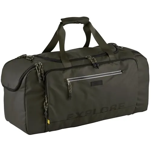 camel active Explore Weekender Reisetasche 74 cm - Braun - Trolleys, geräumige Reisetasche aus robustem Material mit stilvollem Design, ideal für Wochenendausflüge und Reisen.