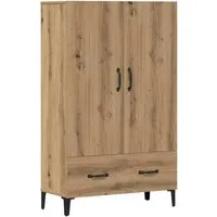vidaXL Highboard Artisan-Eiche 70x31x115 cm - Kommode aus robustem Holzwerkstoff, bietet praktischen Stauraum und eine pflegeleichte Oberfläche – ideal für dein Zuhause!
