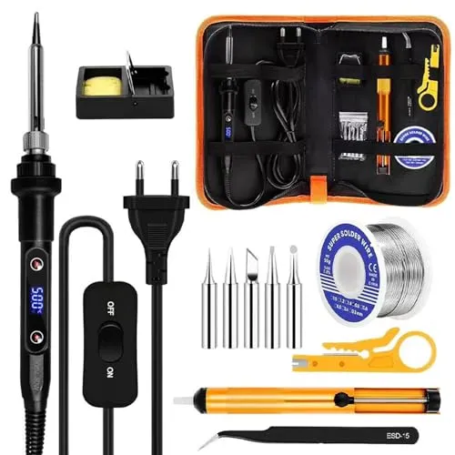 80W Lötkolben Set mit LCD-Anzeige