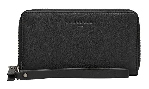 LIEBESKIND Berlin Basic Vivian Geldbörse, Large (10 cm x 18 cm x 2.5cm), Black
