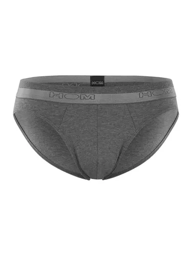 HOM Herren Mini Slip Classic Grau M - Herren-Slips aus hochwertigem Modal-Baumwollmaterial, extrem weich und ideal für den täglichen Gebrauch. Saugfähig, schrumpf- und reibungsfest für hohen Tragekomfort.