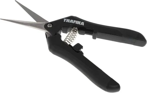 TRAFIKA Ernteschere Gerade Klinge - Schmale Spitze -Hochpräzise Pflanzenschnitte