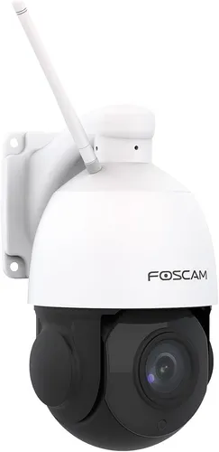 Foscam SD2X Überwachungskamera Weiss - Überwachungskamera mit 1080p Full HD, ideal für den Außenbereich, 18x optischer Zoom für detaillierte Aufnahmen und WLAN AC für flexible Installation.
