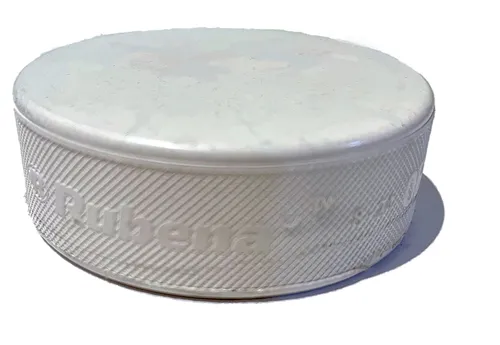 Eishockey Puck weiß Rubena 165g für Training