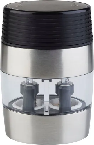 APS 2 in 1 Salz- und Pfeffermühle - Menage-Set mit Keramik-Mahlwerk, korrosionsbeständig und ideal zum perfekten Würzen