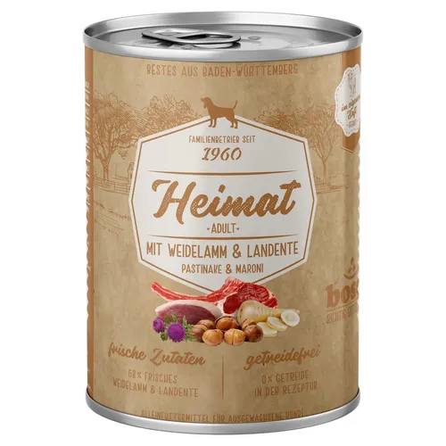 Bosch Heimat Adult mit Weidelamm & Landente 400 g, NEU von Bosch