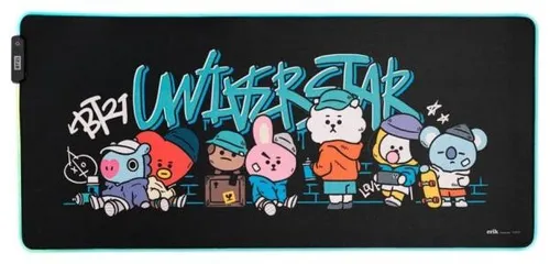 Grupo Erik BT21 LED Gaming Mauspad - Erlebe Gaming neu mit dem BT21 LED Gaming Mauspad von Grupo Erik! Die rutschfeste Oberfläche sorgt für präzise Bewegungen, während die stylischen LED-Lichter dein Setup aufwerten. Ideal für Fans und als Geschenk!