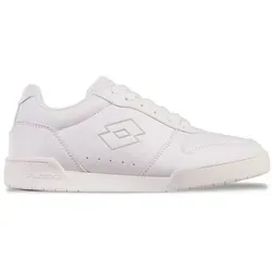 Lotto Unisex Sneaker, White/LT.Grey, 39 EU - Damen-Sneaker im Retrolook von Lotto, bietet hohen Komfort durch atmungsaktive Mesh-Zunge und gepolsterte Schaftkante für langanhaltenden Tragegenuss.