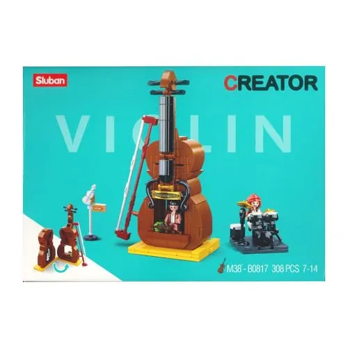 Sluban Klemmbausteine Instrumentenshop Violine (308 Teile)