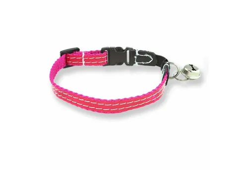 Monkimau Hunde-Halsband Katzenhalsband reflektierend mit Glocke