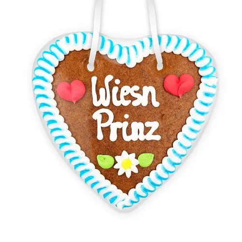 Lebkuchenherz, 14cm - Wiesn Prinz - OKTOBERFEST FREUND (72,11 EUR/kg)