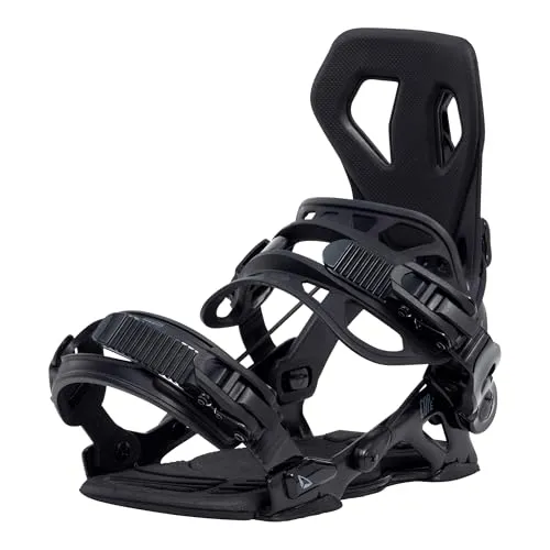 SP Bindings Snowboard Bindung Core Black | Größe L | Farbe: Schwarz | Patentiertes FASTEC System | Hybrid mit Fast Entry + Strap in | Performance + Comfort | Für Damen & Herren