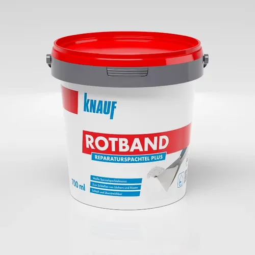 Knauf Rotband-Reparaturspachtel 700 ml Spachtelmasse in weiß von Knauf Bauprodukte GmbH & Co. KG