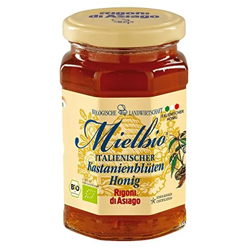Rigoni di Asiago Mielbio, Kastanienblüten Bio-Honig, 300 gramm, 1 Stück