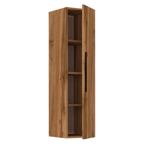 Mid.you Hängeschrank in Honigeiche - Bad-Hängeschrank aus Holzwerkstoff mit 3 Fächern, hängend und ideal für platzsparende Badezimmerlösungen.