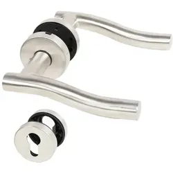 MS Beschläge Profilzylinder Türbeschlag Rosettengarnitur Edelstahl Drückergarnitur Türklinke