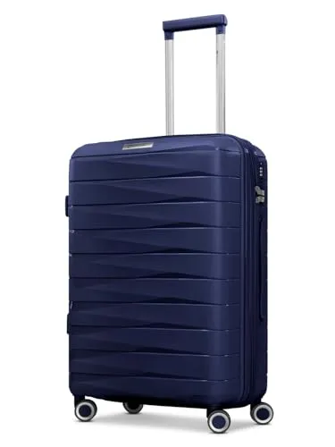 Franky Hartschalen-Trolley London mit 4 Rollen - Stylischer Koffer aus robustem Polypropylen, mit TSA-Schloss und erweiterbarem Volumen für stressfreies Reisen.