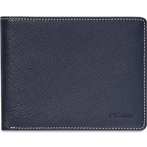 Picard Herren Portemonnaie Diego aus Rindsleder in blau von Picard