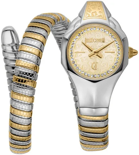 Just Cavalli Time Quarzuhr Fiore JC1L354M0055 - Elegante Damenuhr mit Edelstahlarmband und funkelnden Kristallsteinen. Diese Quarzuhr vereint stilvolles Design und hochwertige Verarbeitung, perfekt für jeden Anlass und ein echtes Highlight für Ihr Outfit.
