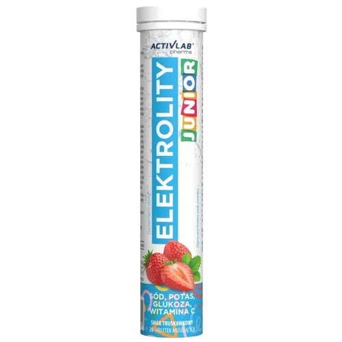 Activlab Pharma Elektrolity Junior, Erdbeere - 20 Brausetabletten