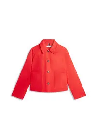 Damen Übergangsjacke aus Bio-Baumwolle S in rot von Tommy Hilfiger