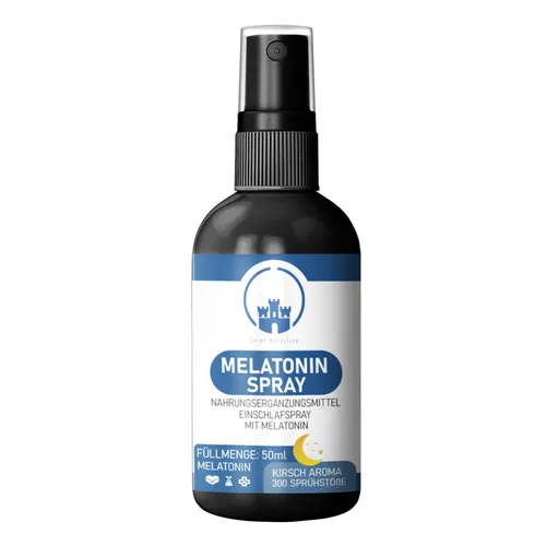 Saint Nutrition® Melatonin Spray für die Nacht | für Ihre Abendroutine vor dem Einschlafen