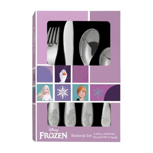 Frozen Die Eiskönigin Kinderbesteck Set 4-teilig von p:os