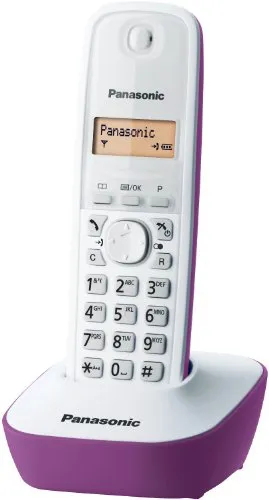 Panasonic KX-TG1611FRF DECT-Schnurlostelefon - Anrufer-ID und großes LCD-Display, langlebiger Akku mit 15 Stunden Gesprächszeit und einfache Bedienung