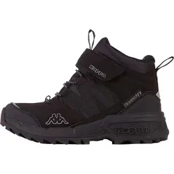 Kappa Unisex Kinder Thabo Tex K Kids Winter Boots, Schwarz, 32 EU - Wanderschuhe für Kinder, wasserfest und ideal für kalte Wintertage