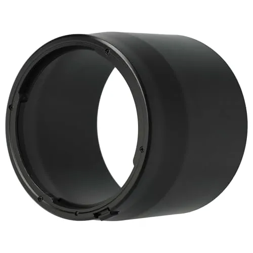 vhbw Gegenlichtblende kompatibel mit Canon EF 70-300mm 1:4-5,6 is II USM, RF 100-400mm F5.6-8 is USM, Schwarz, Kunststoff, Rund